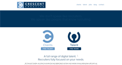 Desktop Screenshot of crescentcreative.net